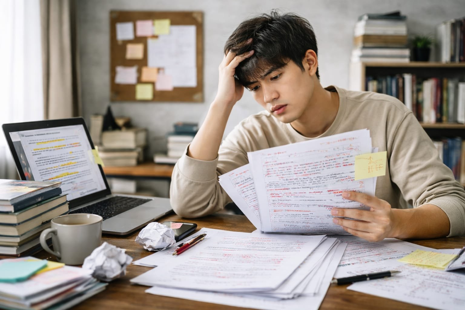 Mahasiswa S2 bimbingan tesis dengan dosen