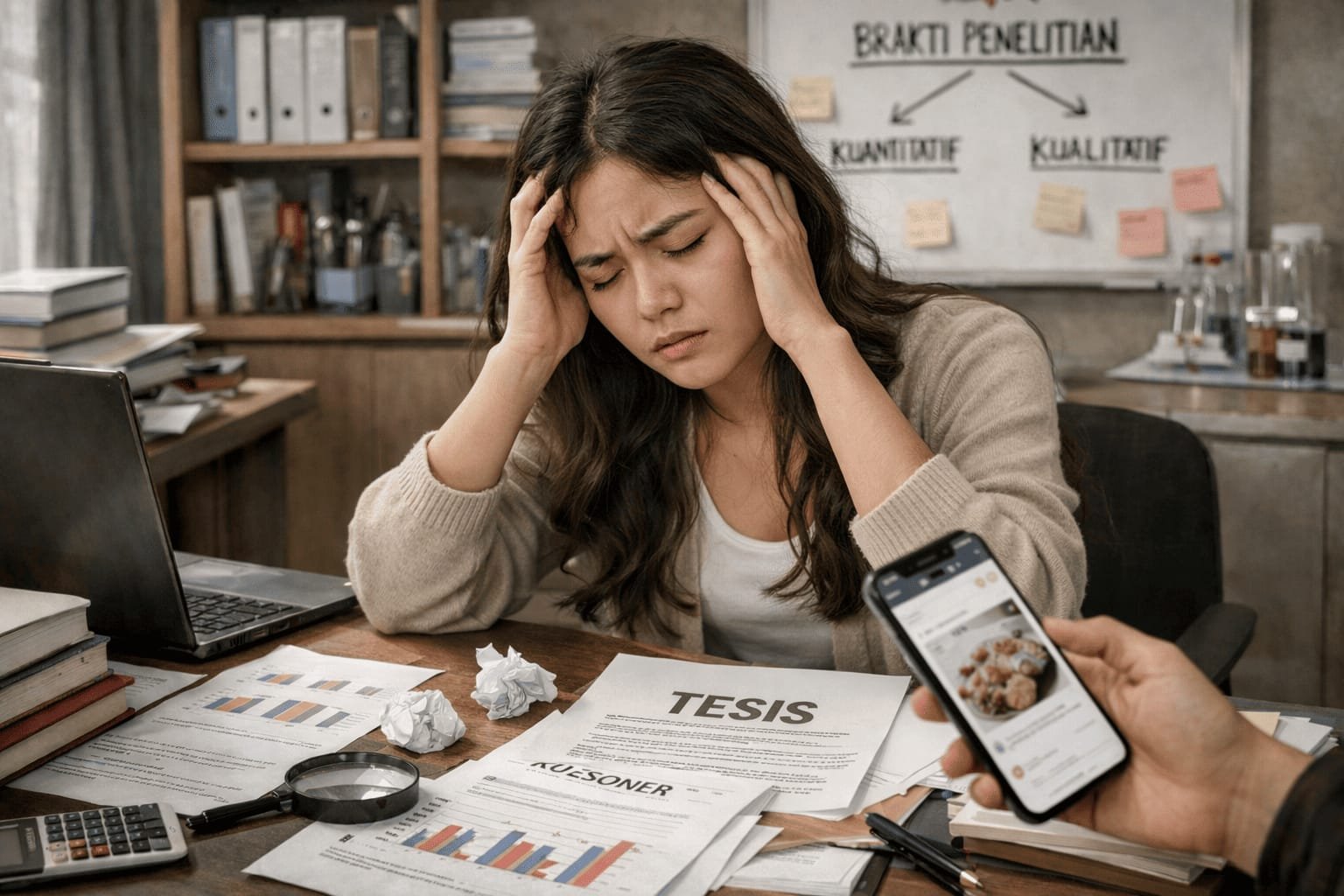 Mahasiswa S2 mengalami revisi tesis berulang