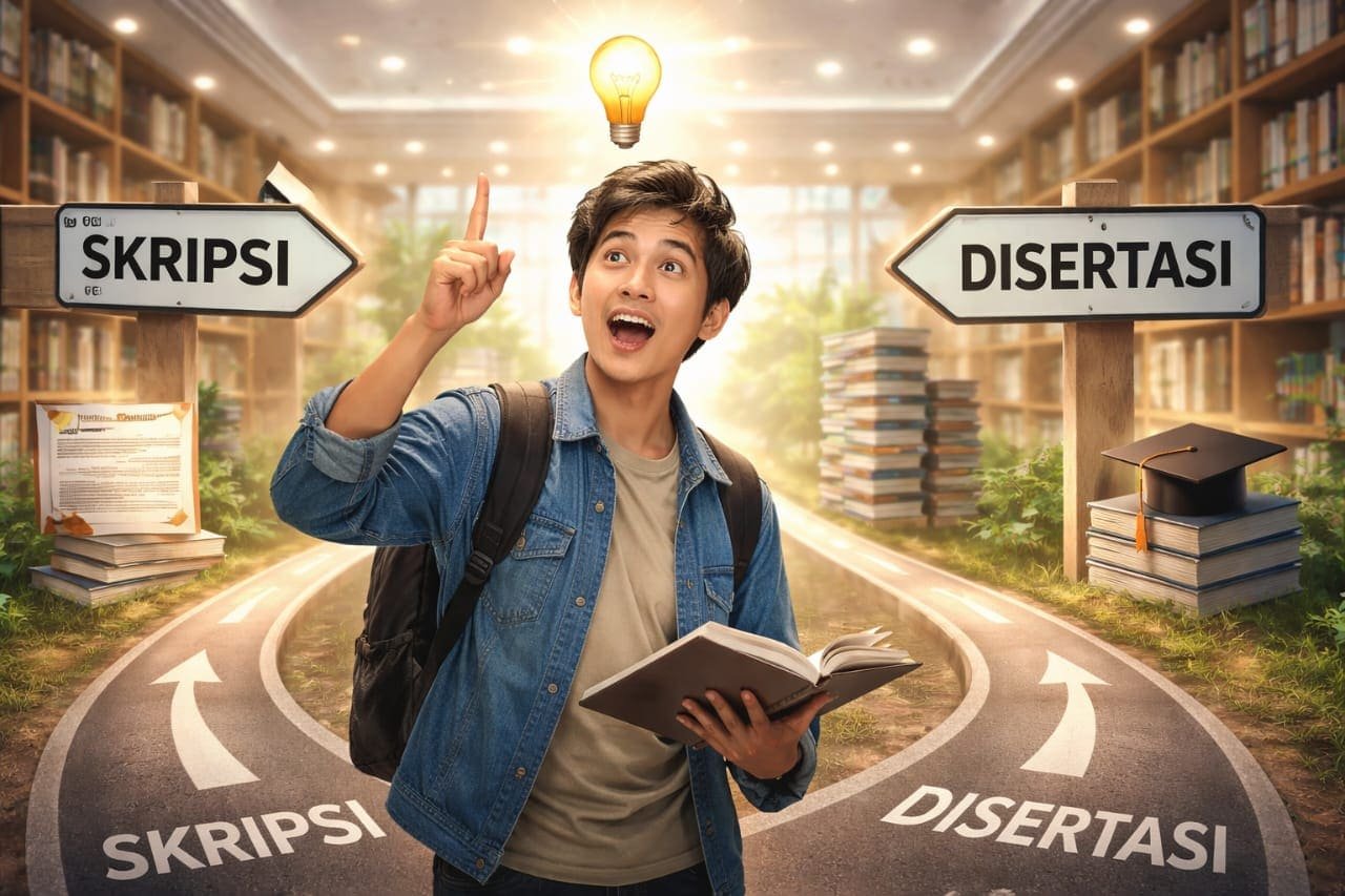 Perbandingan jenjang skripsi tesis dan disertasi