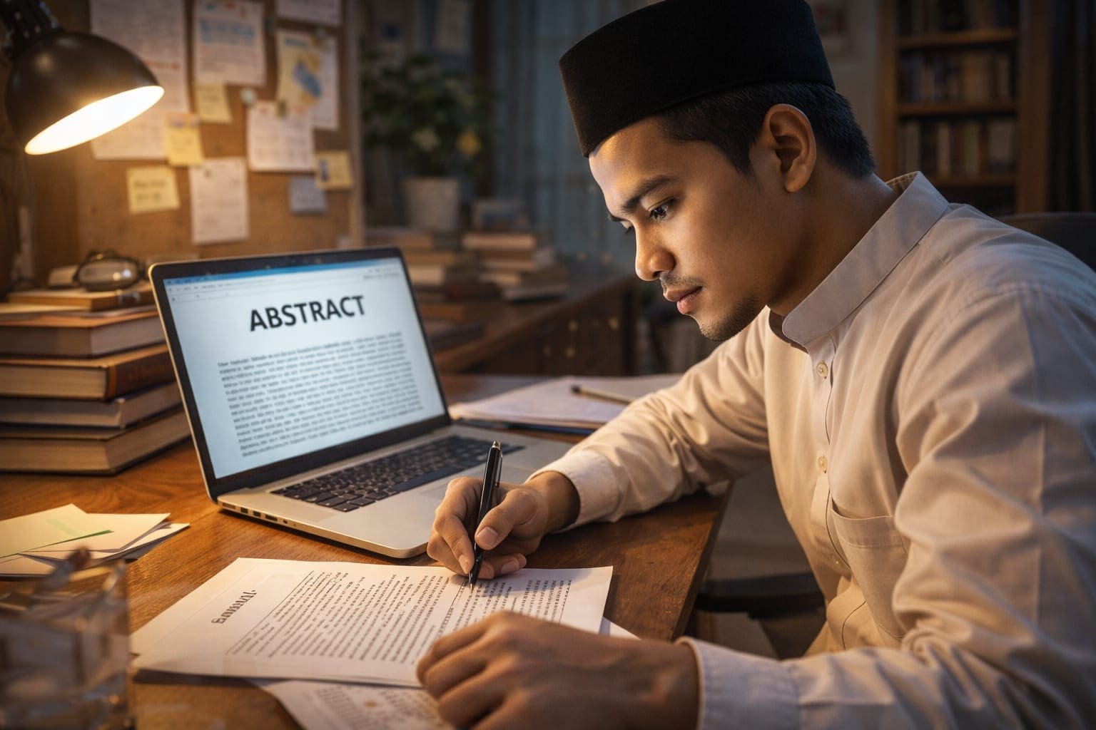 Struktur abstrak artikel ilmiah