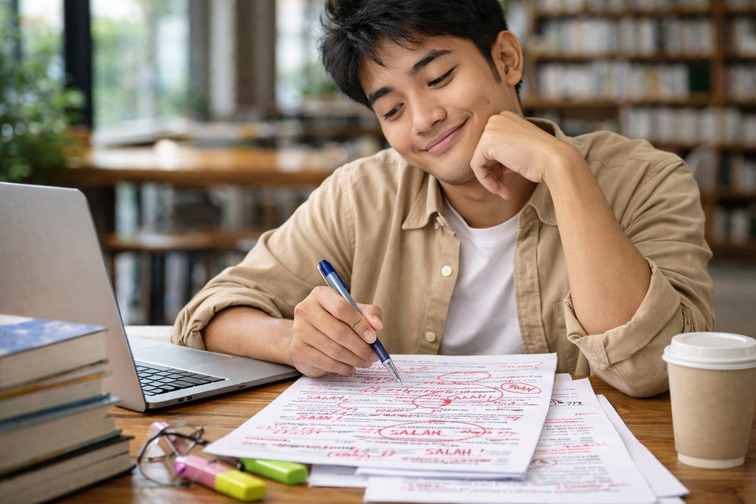 Revisi skripsi menumpuk karena kesalahan bimbingan