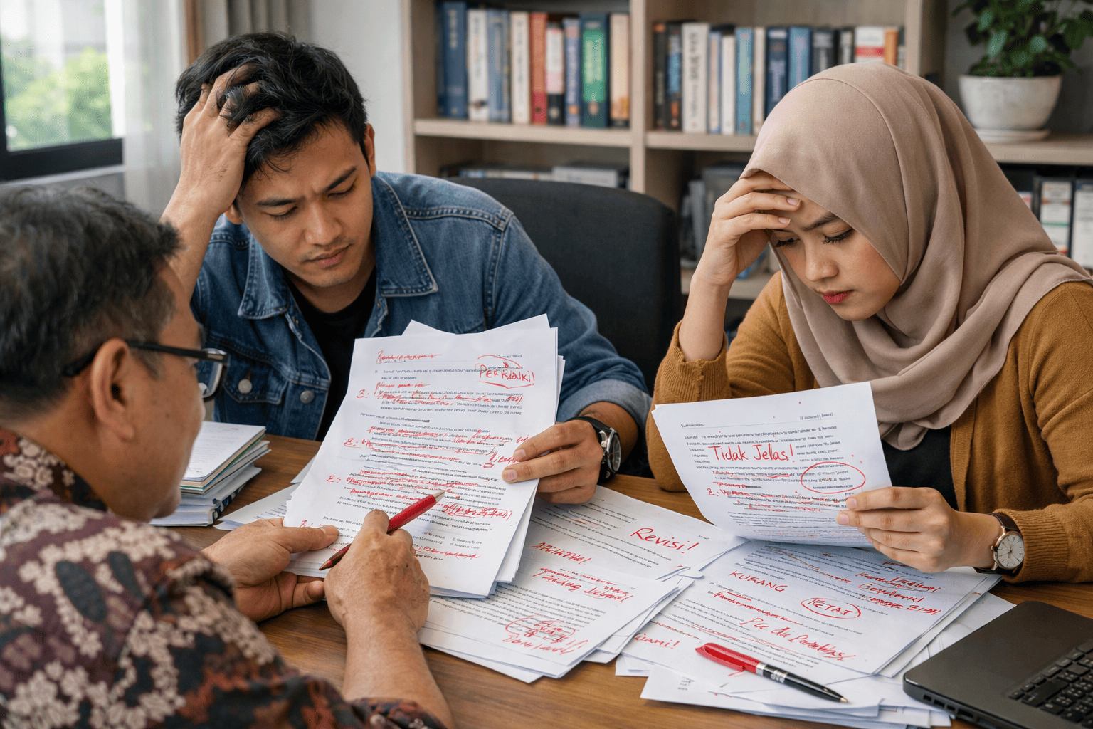Mahasiswa menyusun bab akhir skripsi