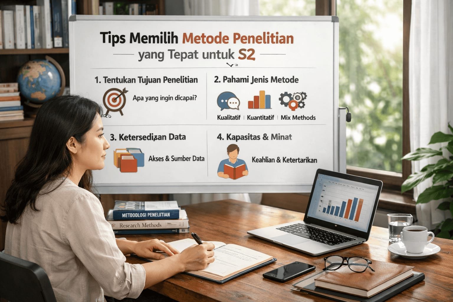 Perbedaan metode penelitian kualitatif dan kuantitatif dalam tesis S2