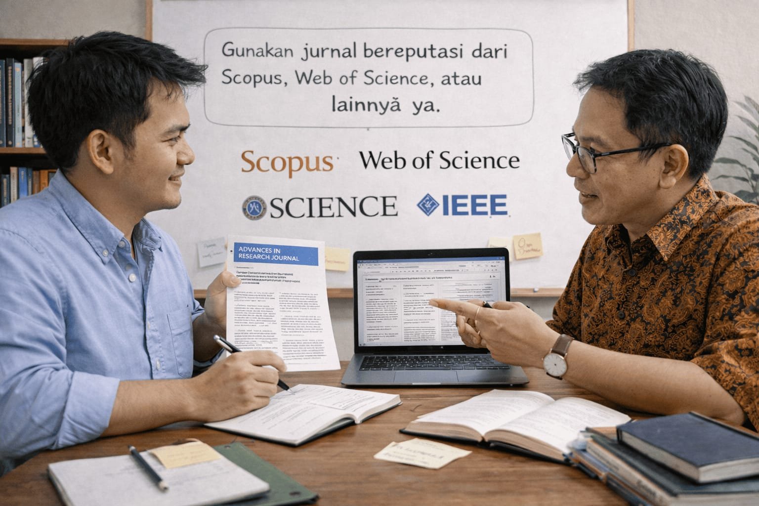 Diskusi bimbingan tesis untuk mempercepat kelulusan mahasiswa S2