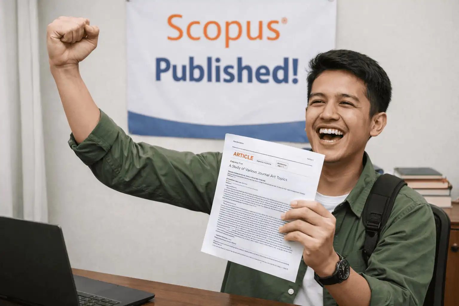 Artikel jurnal accepted setelah proses bimbingan publish jurnal